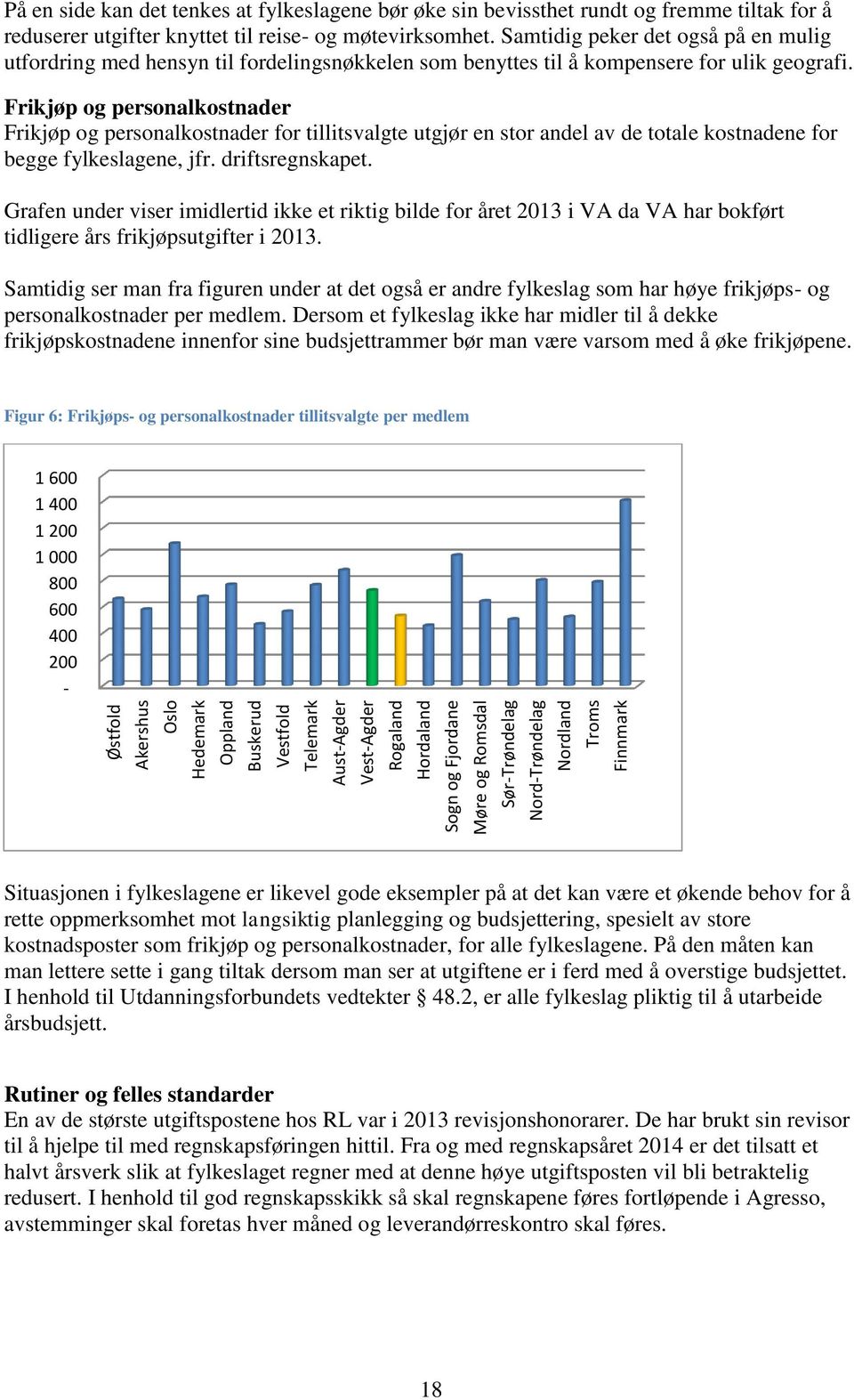 Samtidig peker det også på en mulig utfordring med hensyn til fordelingsnøkkelen som benyttes til å kompensere for ulik geografi.