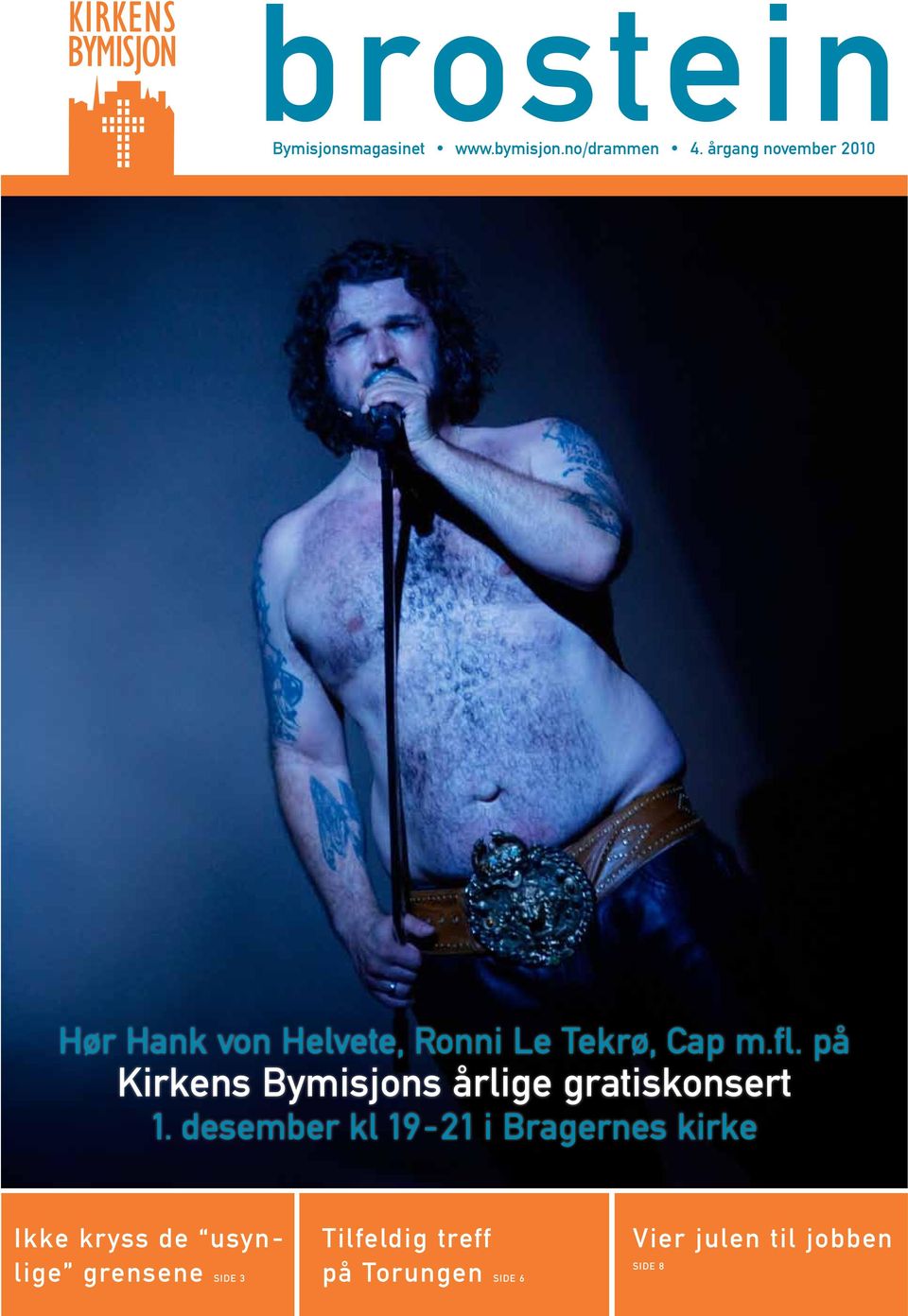 på Kirkens Bymisjons årlige gratiskonsert 1.