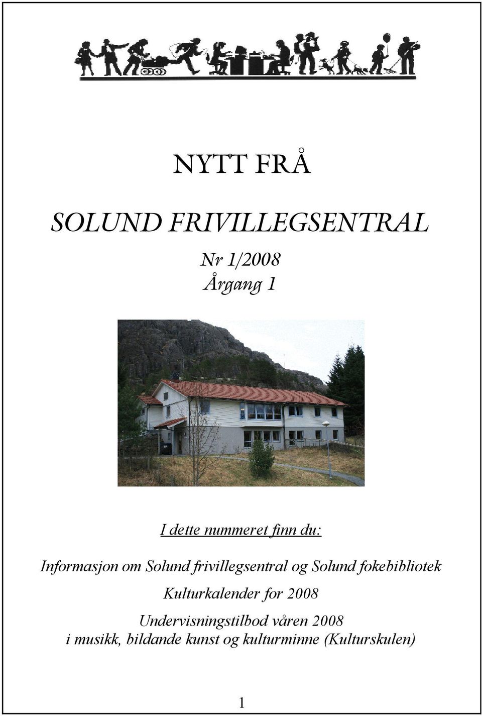 Solund fokebibliotek Kulturkalender for 2008
