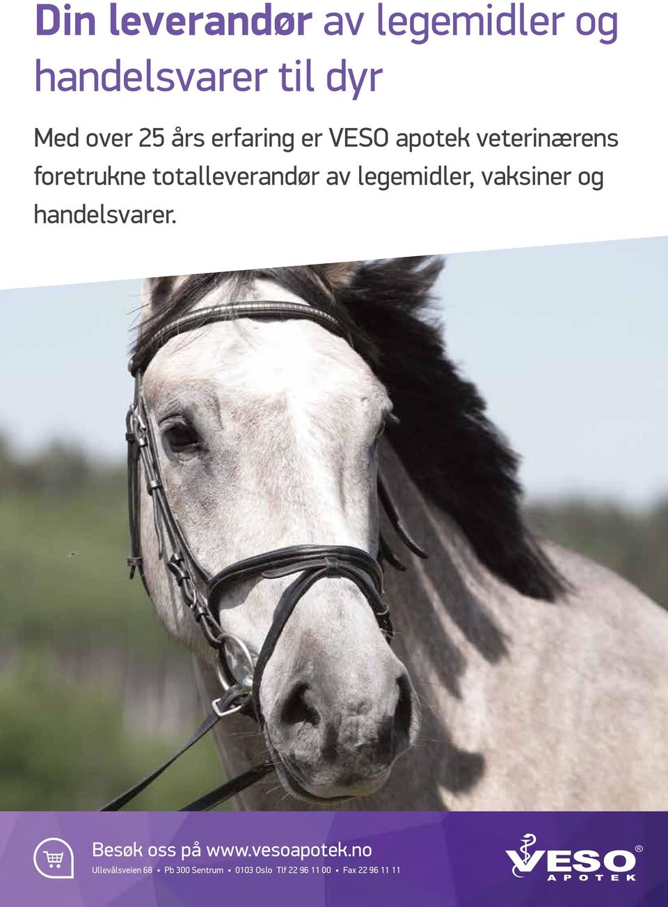 legemidler, vaksiner og handelsvarer. Besøk oss på www.vesoapotek.