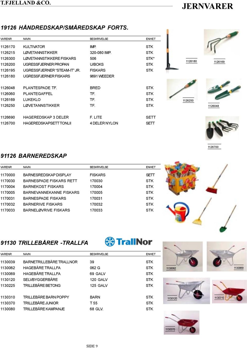 FISKARS STK 1126180 UGRESSFJERNER FISKARS 9691 WEEDER 1126180 1126169 1126048 PLANTESPADE TF. BRED STK 1126060 PLANTEGAFFEL TF. STK 1126169 LUKEKLO TF. STK 1126250 LØVETANNSTIKKER TF.