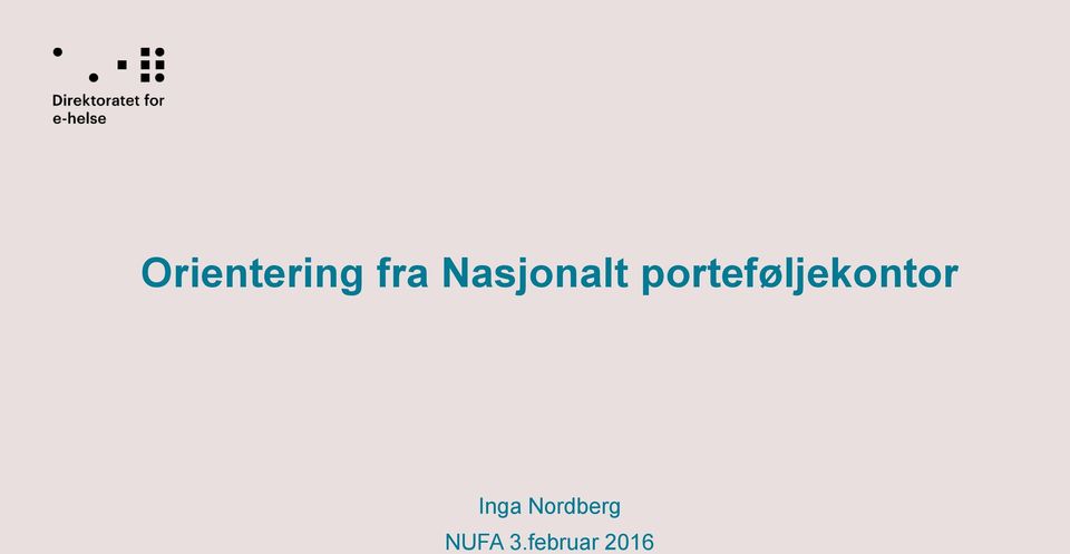 porteføljekontor