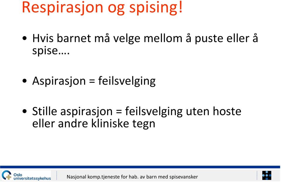 å spise.