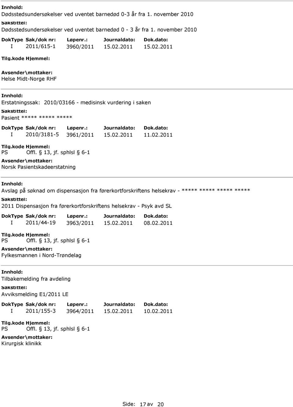 Pasientskadeerstatning 11.02.