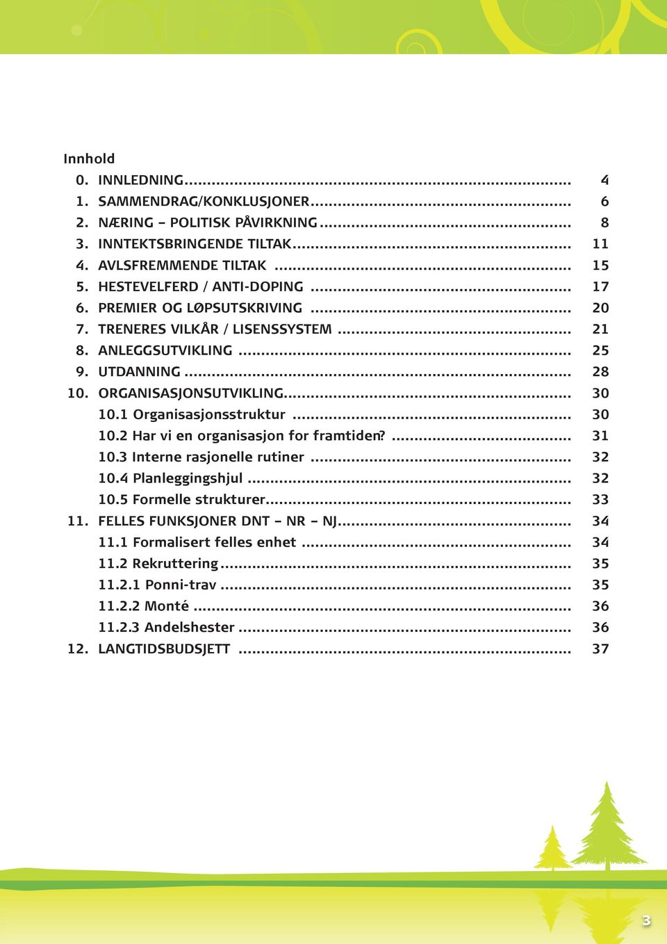 .. 30 10.1 Organisasjonsstruktur... 30 10.2 Har vi en organisasjon for framtiden?... 31 10.3 Interne rasjonelle rutiner... 32 10.4 Planleggingshjul... 32 10.5 Formelle strukturer.