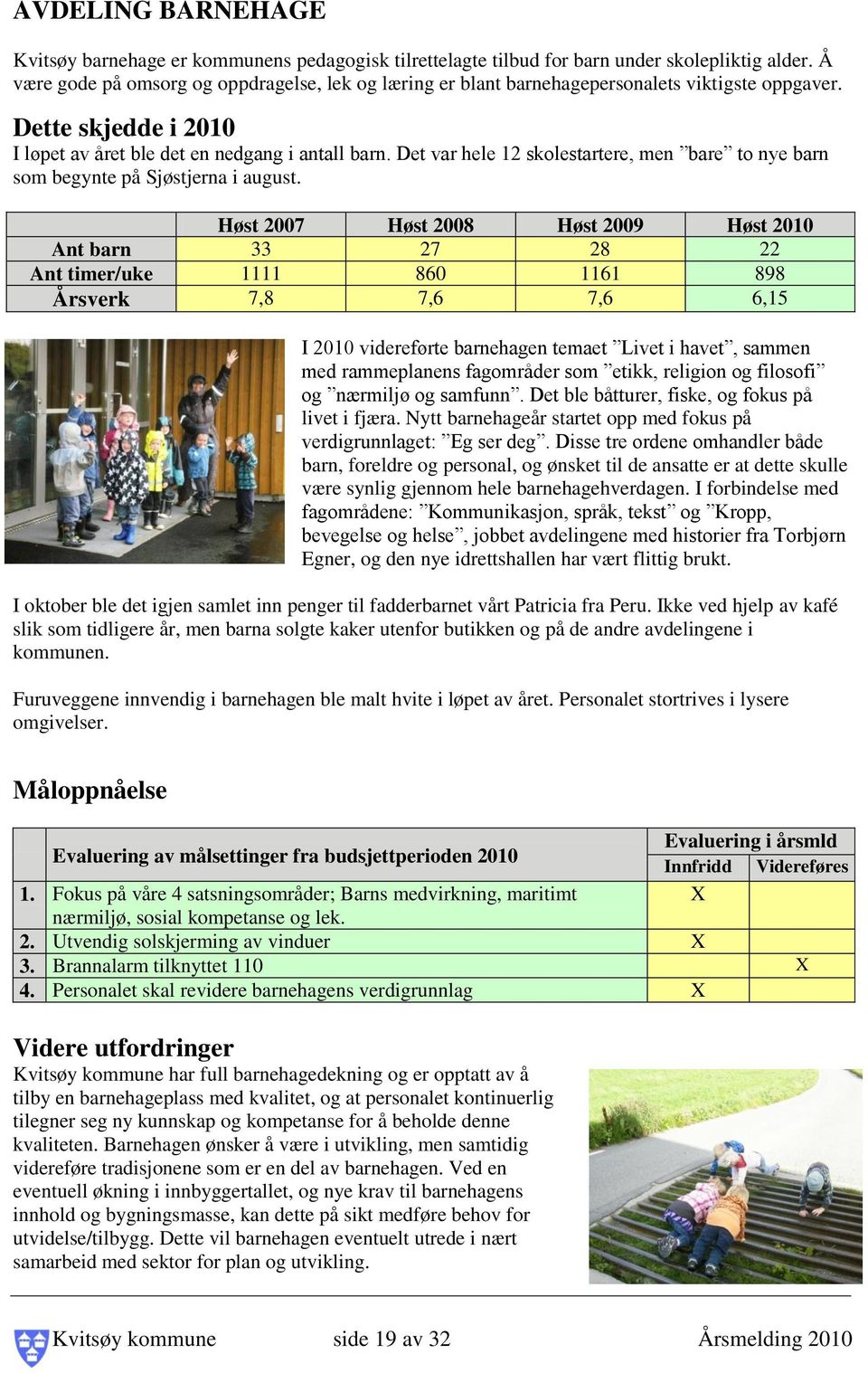 Det var hele 12 skolestartere, men bare to nye barn som begynte på Sjøstjerna i august.