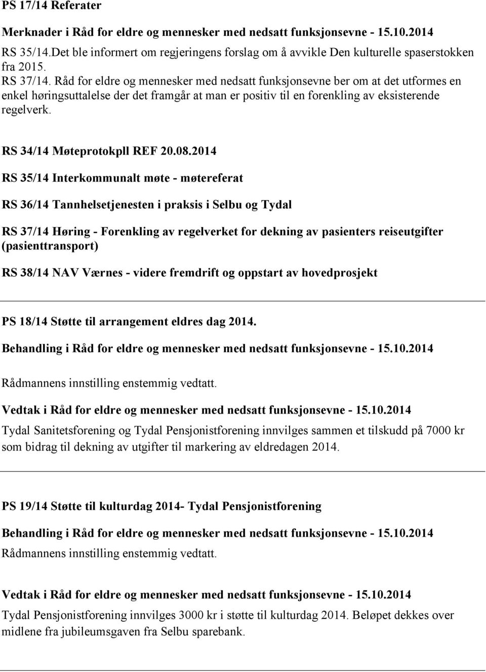 RS 34/14 Møteprotokpll REF 20.08.