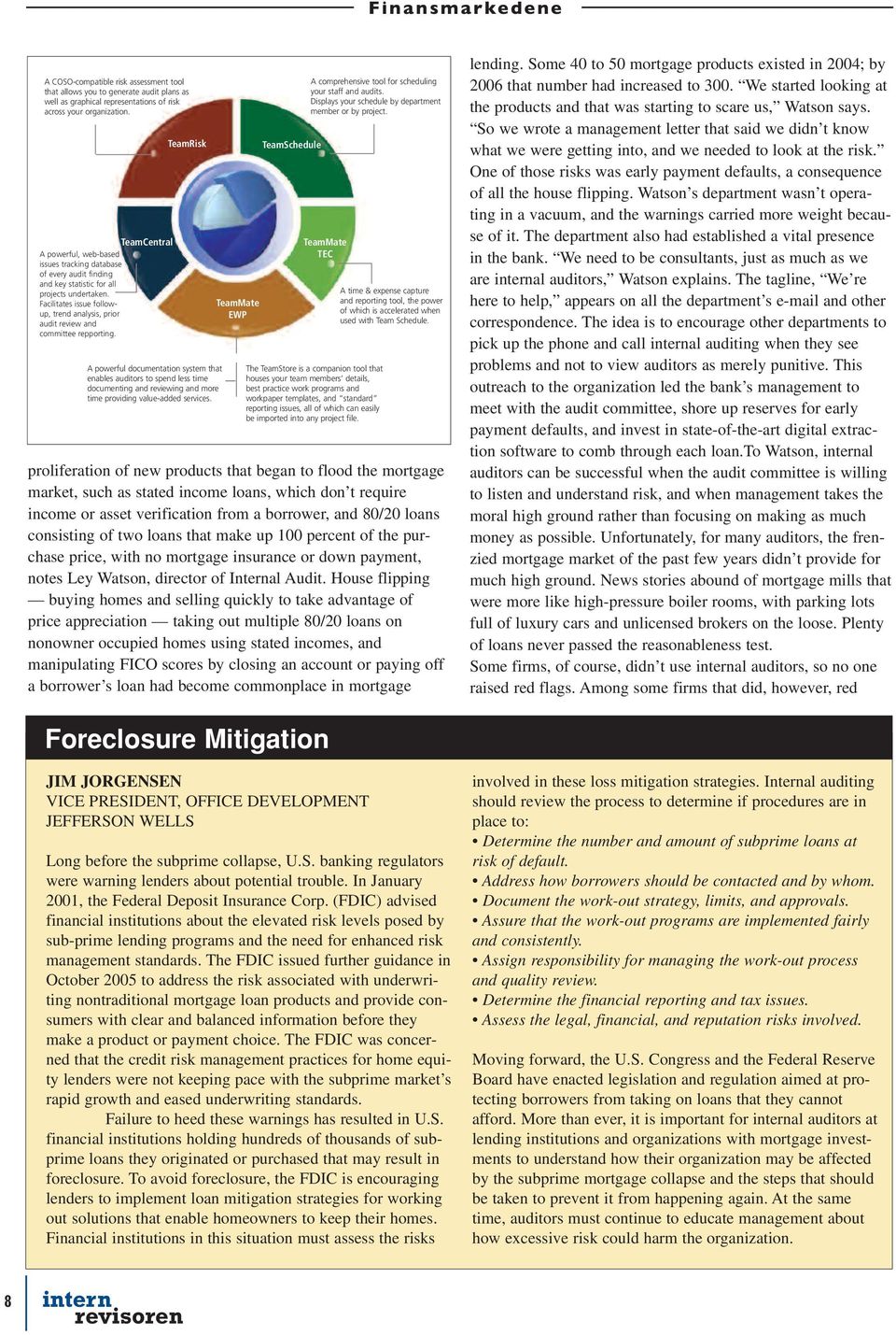 Facilitates issue followup, trend analysis, prior audit review and committee repporting.