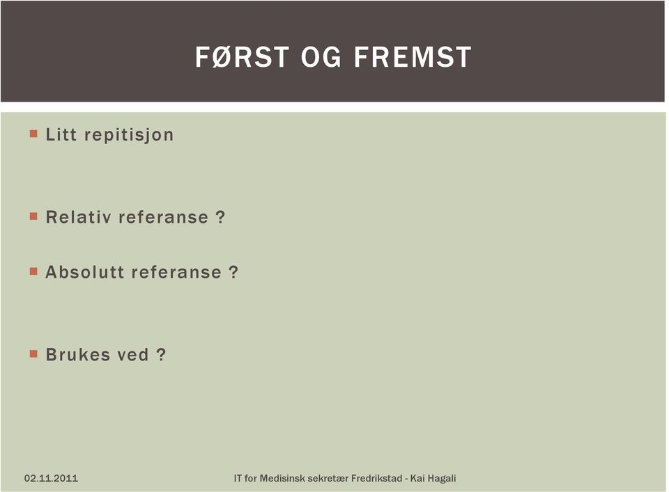 referanse?