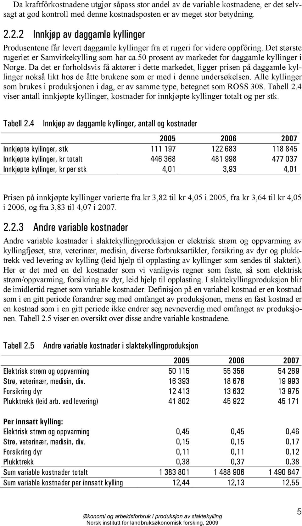 50 prosent av markedet for daggamle kyllinger i Norge.