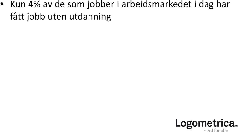 arbeidsmarkedet i