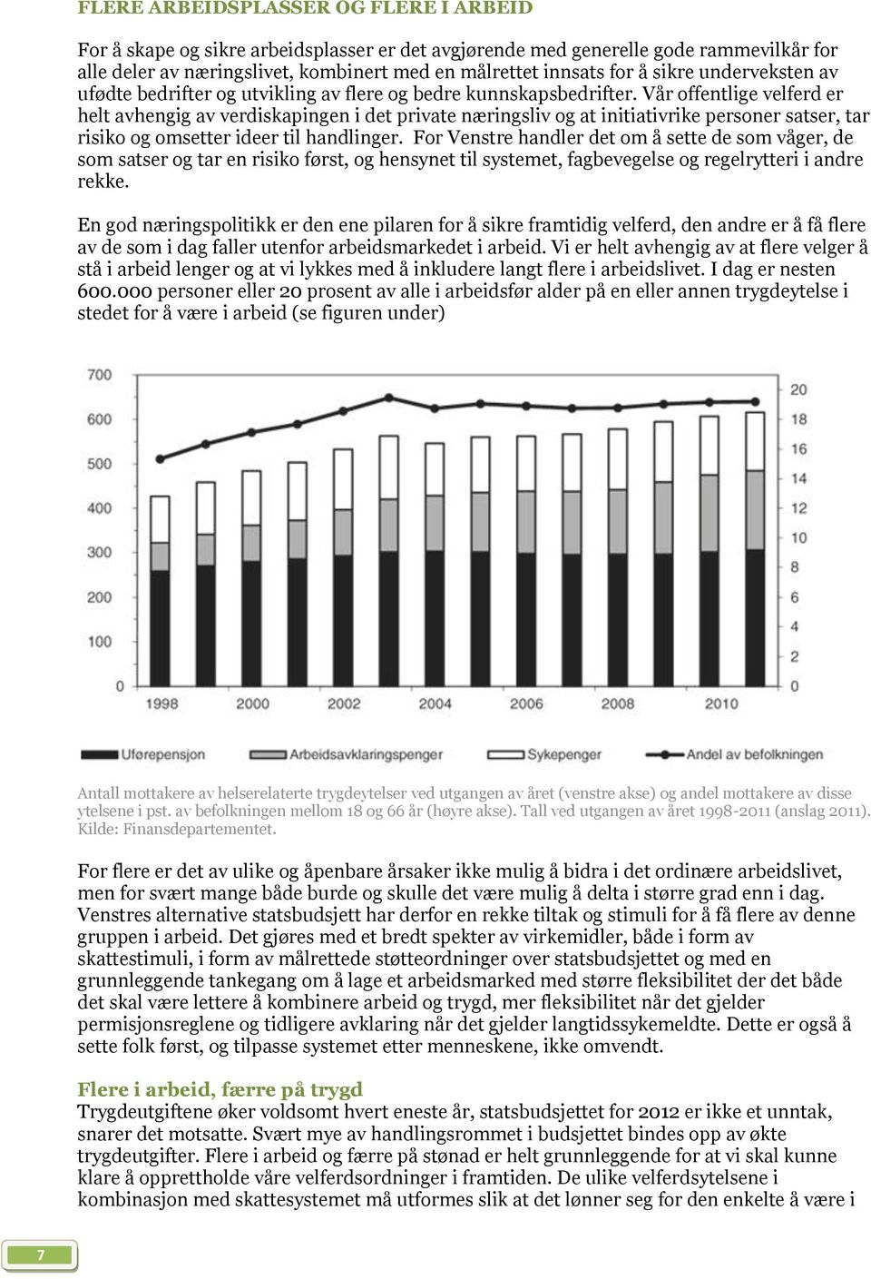 Vår offentlige velferd er helt avhengig av verdiskapingen i det private næringsliv og at initiativrike personer satser, tar risiko og omsetter ideer til handlinger.