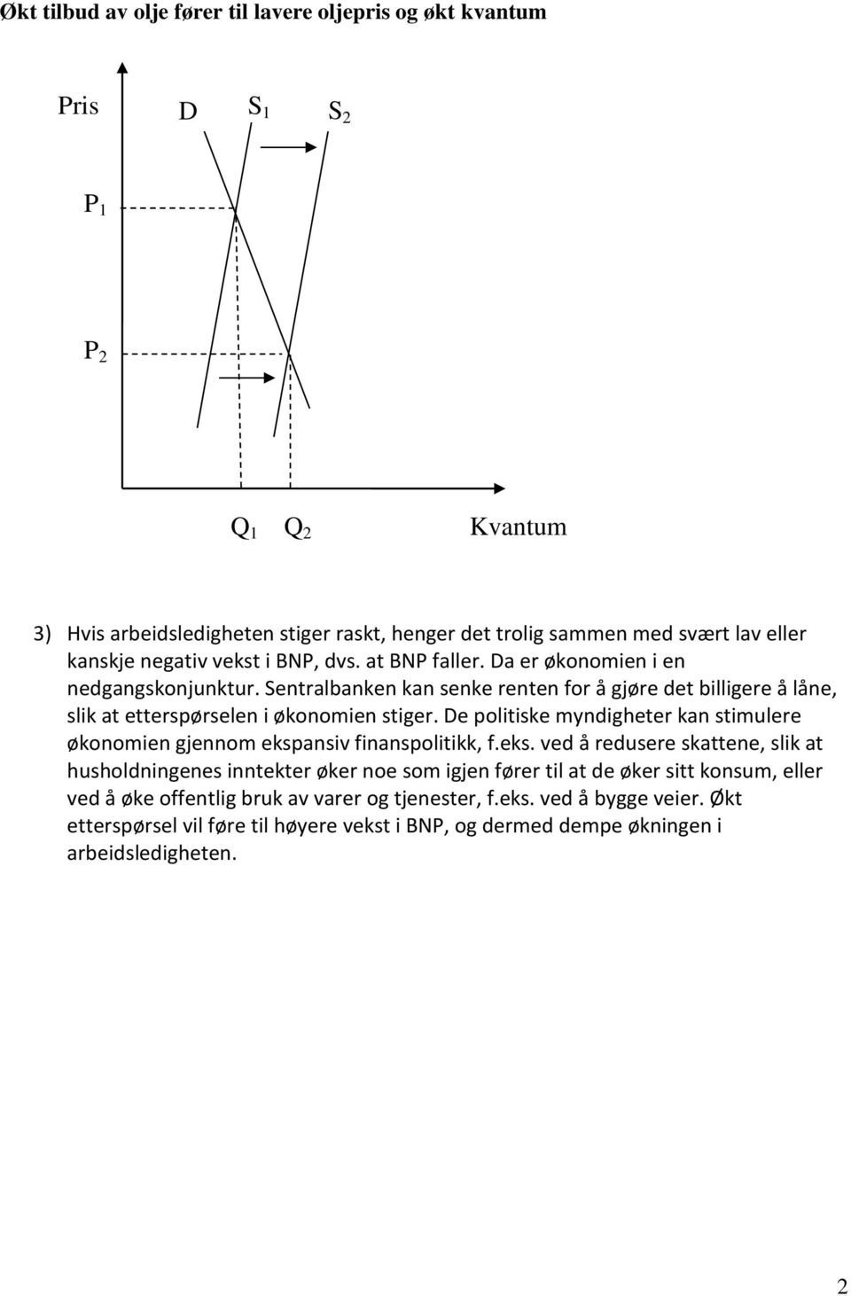 De politiske myndigheter kan stimulere økonomien gjennom eksp