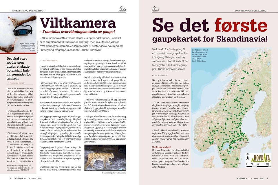 Men slik må det bli er budskapet i Miljødirektoratets faglige uttalelse til ny forvaltningsplan for Midt- Norge som har mye kalvingsland i prioriterte rovviltområder.