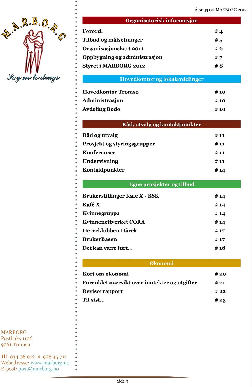 Kontaktpunkter # 14 Egne prosjekter og tilbud Brukerstillinger Kafé X - BSK # 14 Kafé X # 14 Kvinnegruppa # 14 Kvinnenettverket CORA # 14 Herreklubben Hårek # 17 BrukerBasen # 17 Det kan være lurt.