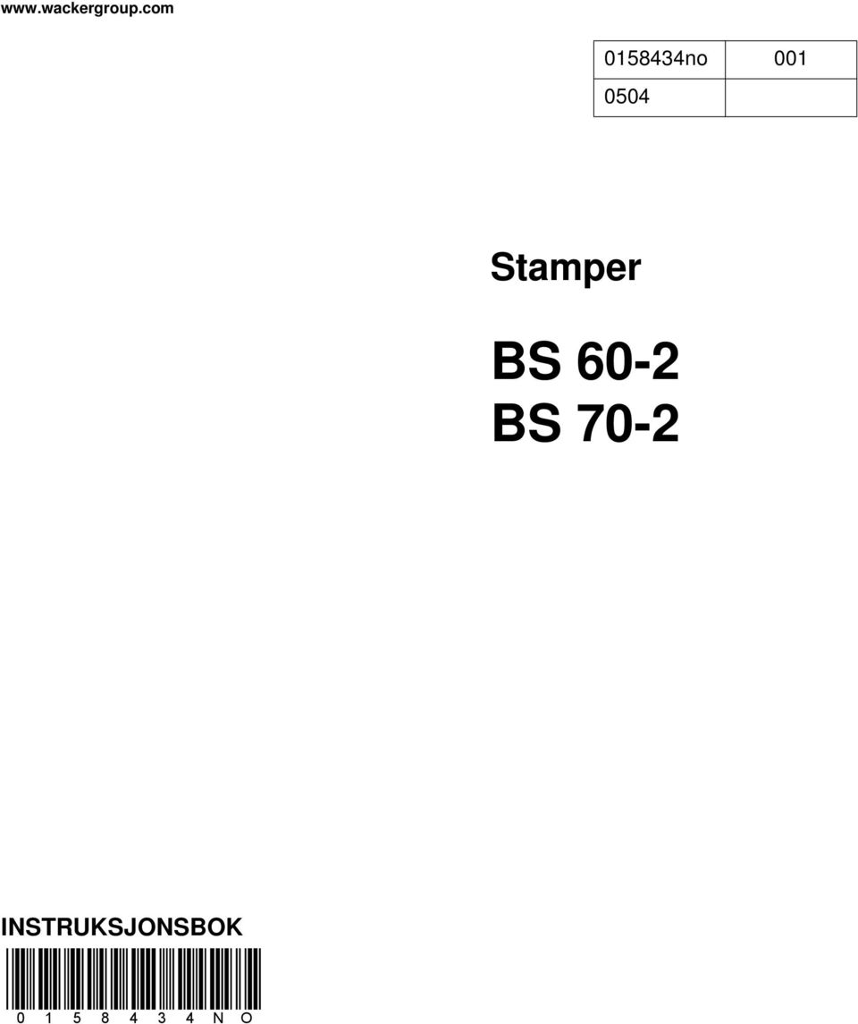 Stamper BS 60-2 BS 70-2
