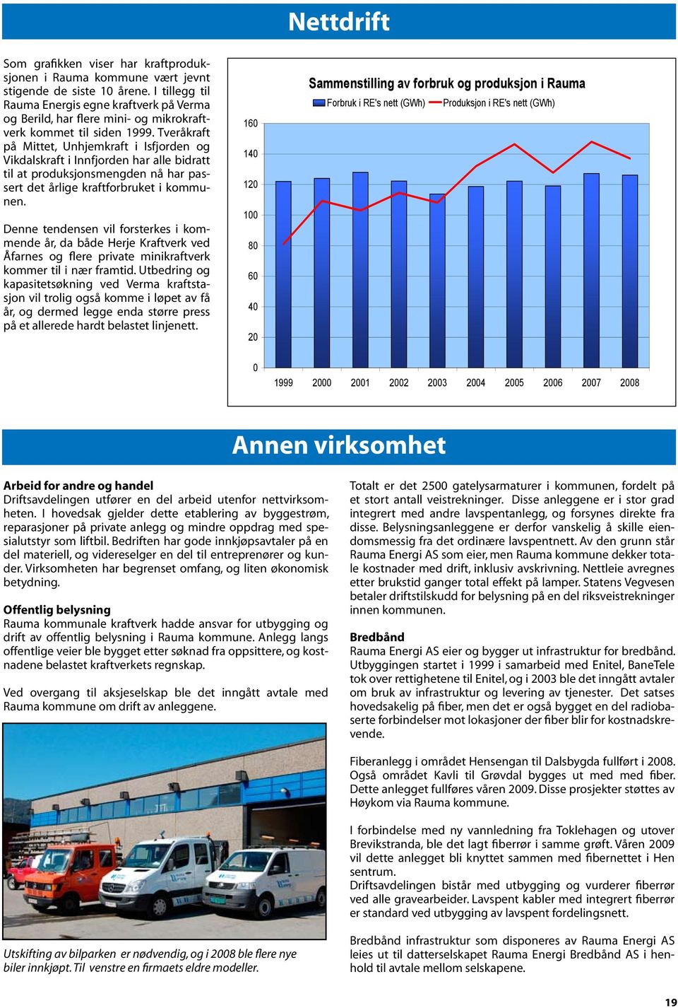 Tveråkraft på Mittet, Unhjemkraft i Isfjorden og Vikdalskraft i Innfjorden har alle bidratt til at produksjonsmengden nå har passert det årlige kraftforbruket i kommunen.