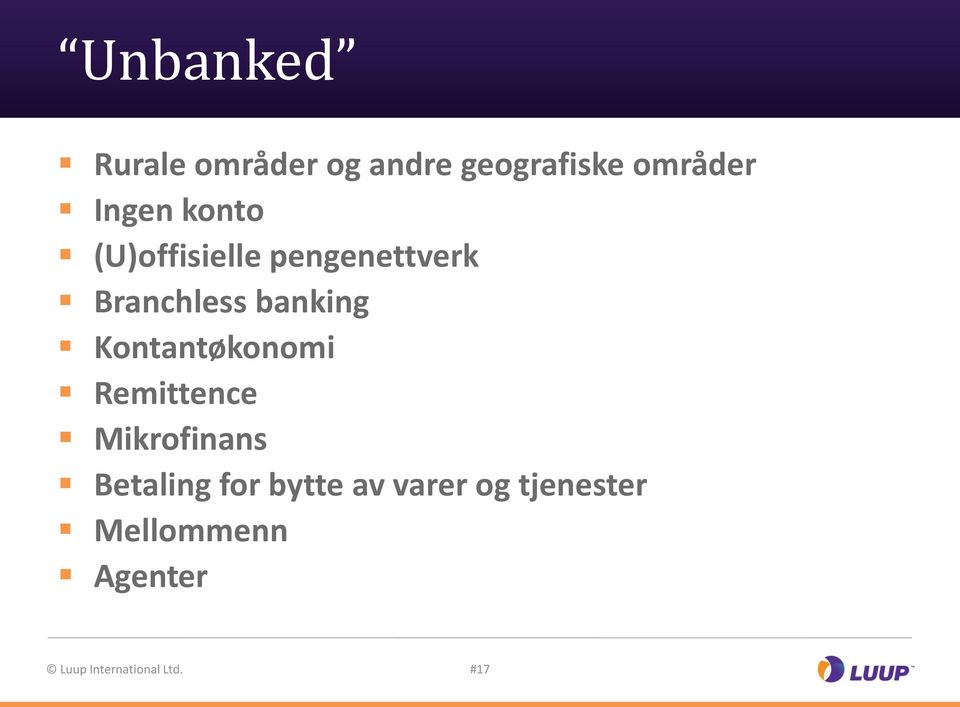 Kontantøkonomi Remittence Mikrofinans Betaling for bytte av