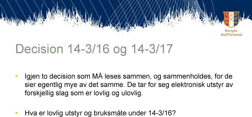 De tar for seg elektronisk utstyr av forskjellig slag som er