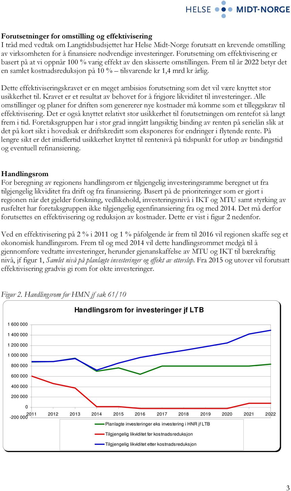 Frem til år 222 betyr det en samlet kostnadsreduksjon på 1 % tilsvarende kr 1,4 mrd kr årlig.