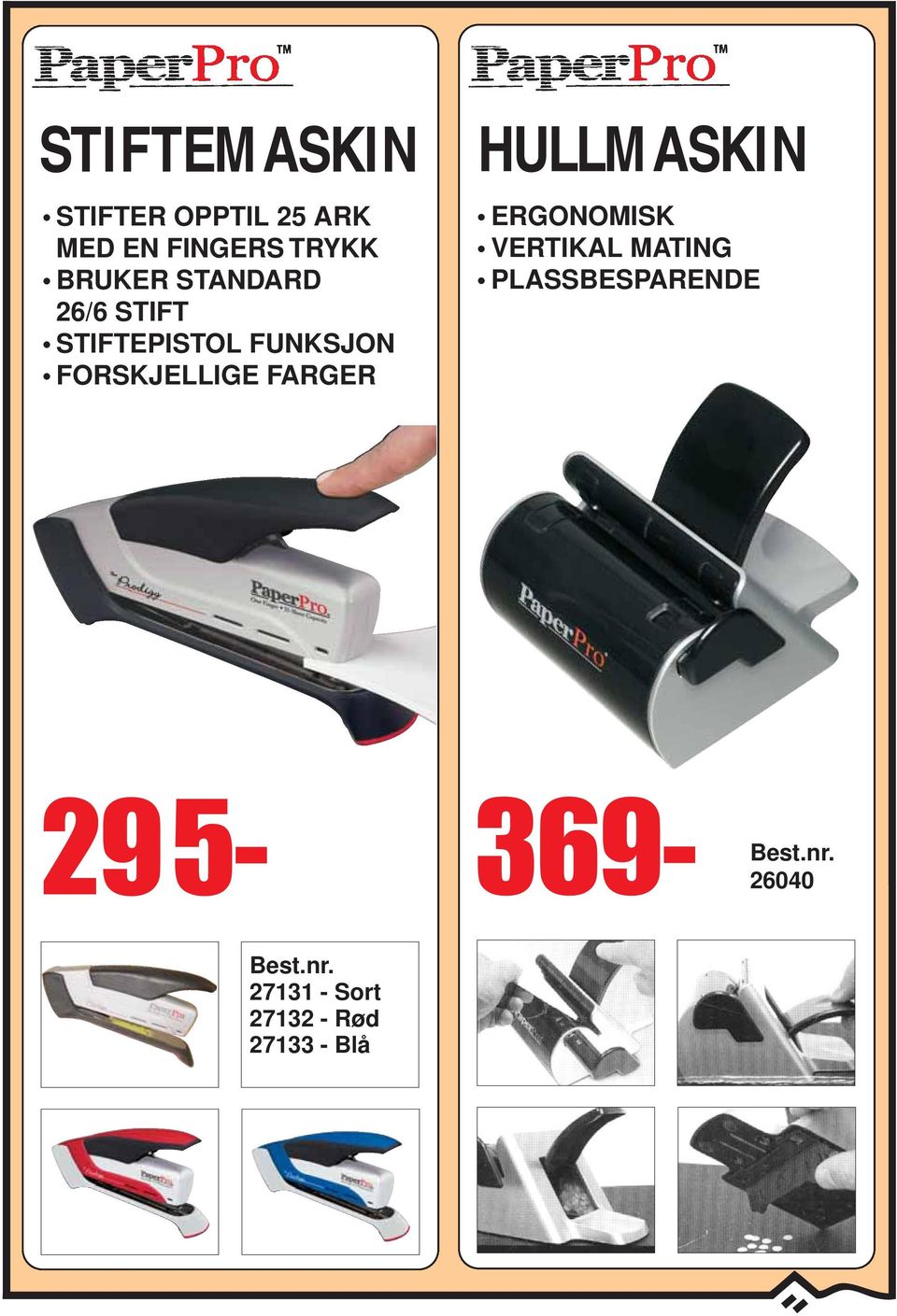 FORSKJELLIGE FARGER HULLMASKIN ERGONOMISK VERTIKAL MATING