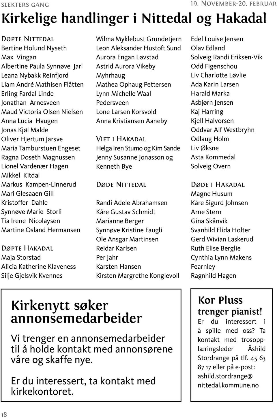 Jonathan Arnesveen Maud Victoria Olsen Nielsen Anna Lucia Haugen Jonas Kjøl Malde Oliver Hjertum Jarsve Maria Tamburstuen Engeset Ragna Doseth Magnussen Lionel Vardenær Hagen Mikkel Kitdal Markus