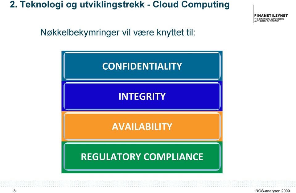 knyttet til: CONFIDENTIALITY INTEGRITY