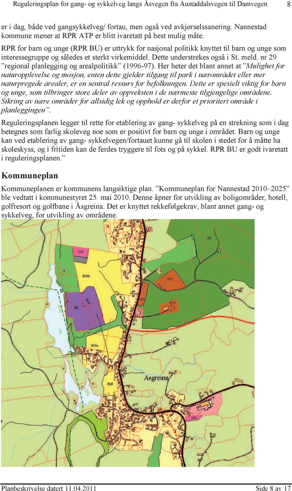 nr 29 regional planlegging og arealpolitikk (1996-97).