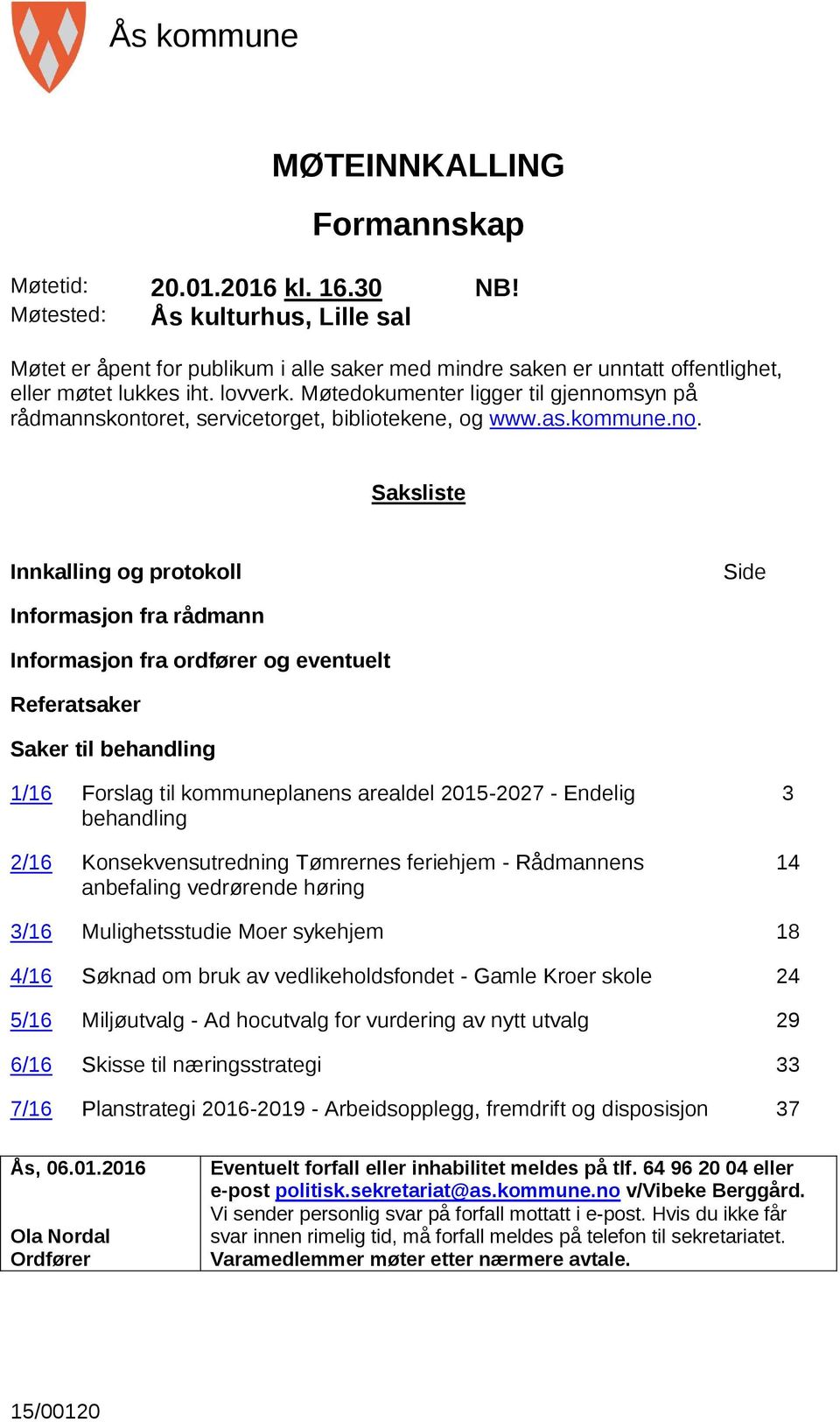 Møtedokumenter ligger til gjennom