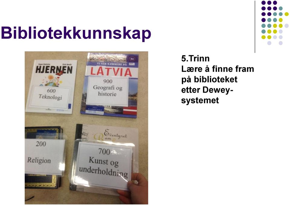 fram på biblioteket