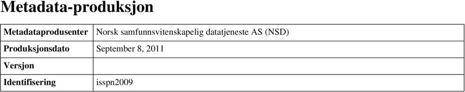 samfunnsvitenskapelig datatjeneste AS