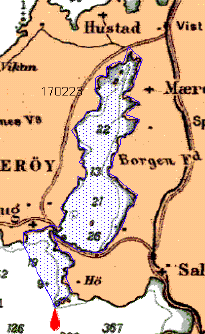 Marin verneplan - bakgrunn Fra: Utredning DN Nr. 1995-3, Kartlegging av egnede marine verneområder i Norge Borgenfjorden (Inderøy, Steinkjer). Særegen/ representativ. Godt undersøkt artsrik lokalitet.