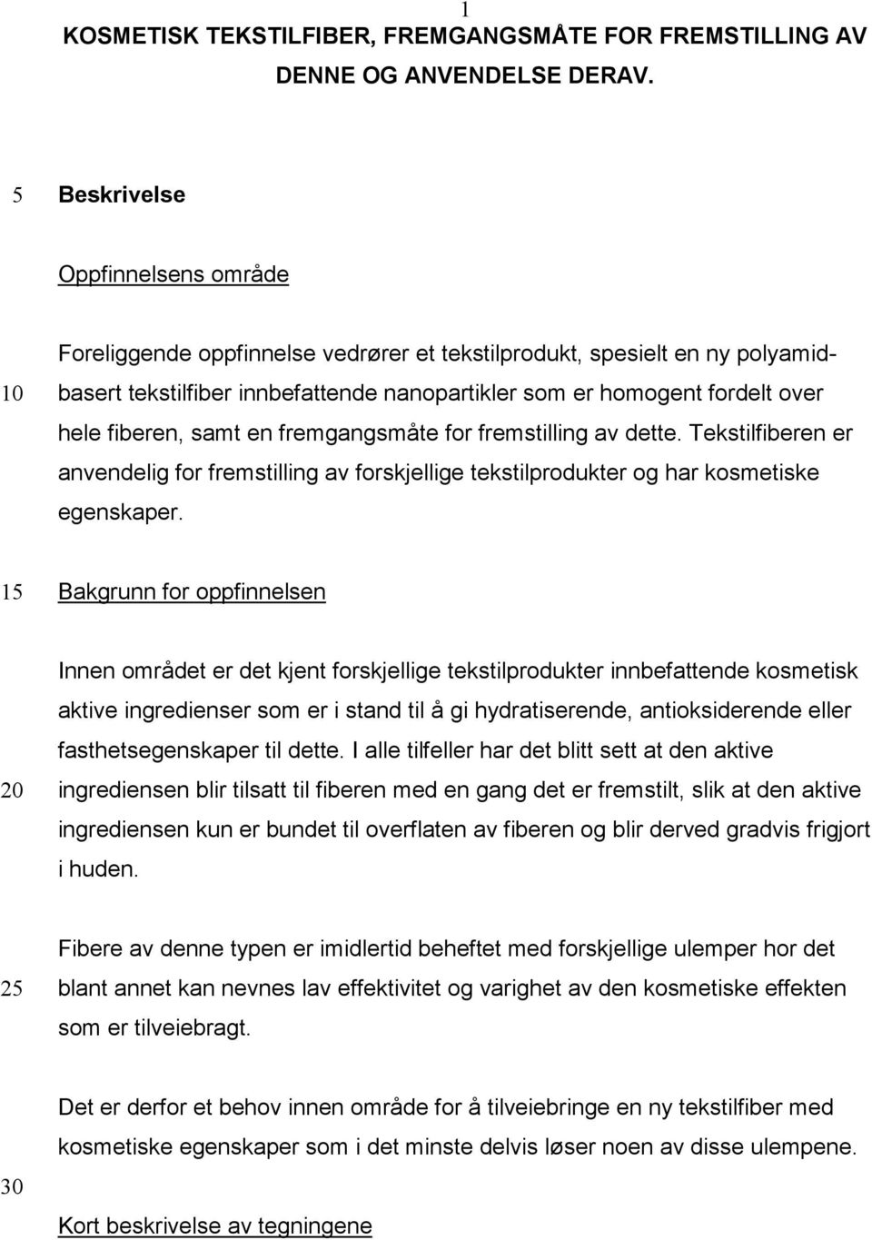 fiberen, samt en fremgangsmåte for fremstilling av dette. Tekstilfiberen er anvendelig for fremstilling av forskjellige tekstilprodukter og har kosmetiske egenskaper.