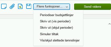 Du kan bla deg gjennom tiltakene ved hjelp av listepila i overskriftskolonnen «Tiltaksid» og importere ett og ett tiltak ved hjelp av knappen «Importer», eller du kan importere alle ved å velge