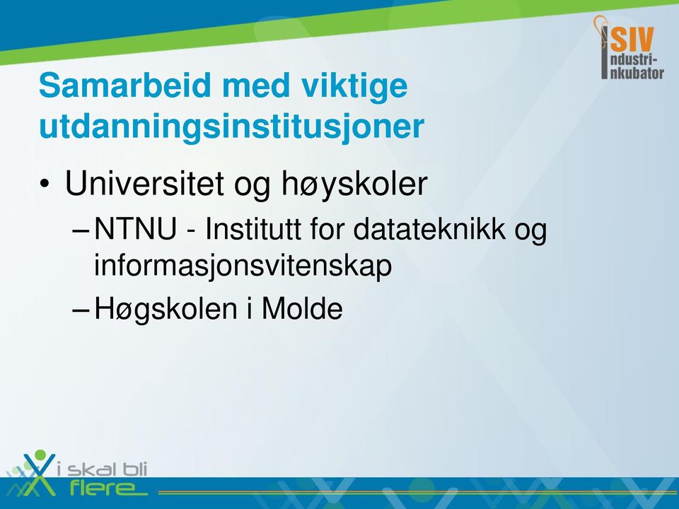 og høyskoler NTNU - Institutt for