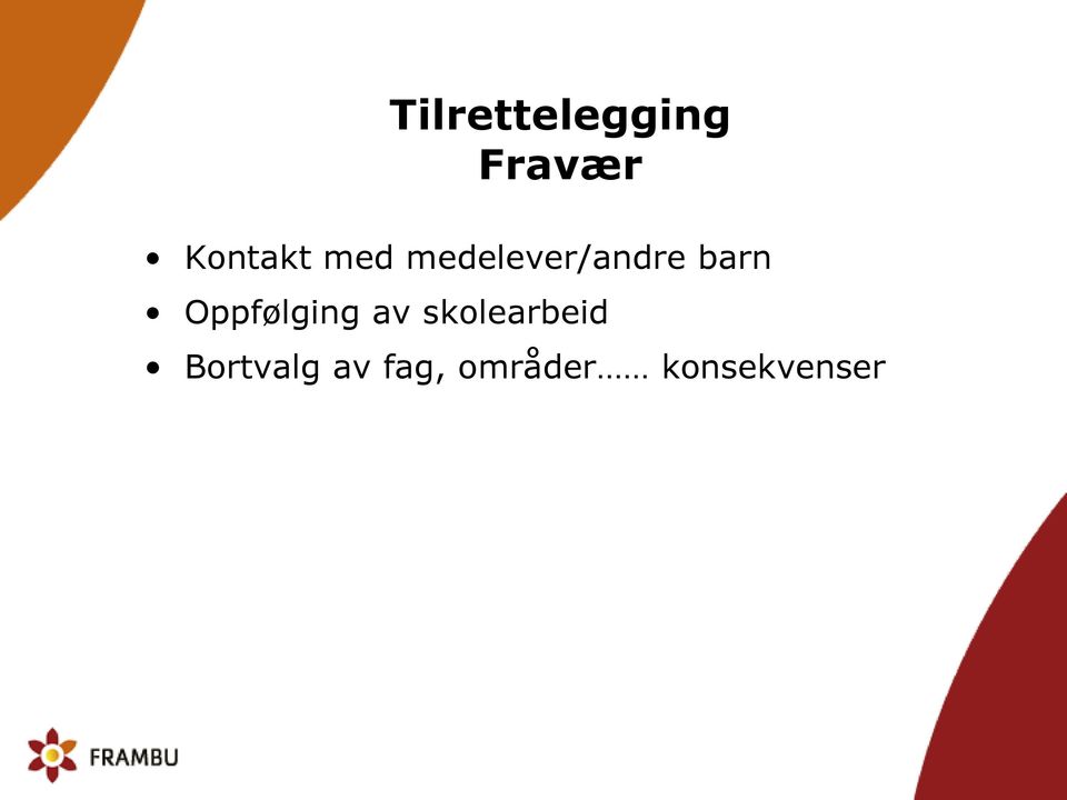 barn Oppfølging av