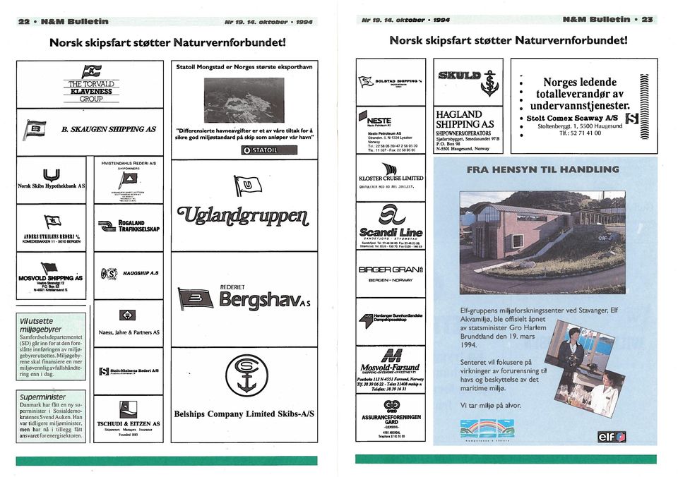 SOLSTAD SHIPPING NeOe Peleolaee AS Neste Petroleum AS Slrandvn. 5, N-1 324 Lysaker Norway Tel.: 225805 20/-472 580520 Tlx.: 11 557- Fax 22580505 SKUW v HAGLAND SHIPPING A.