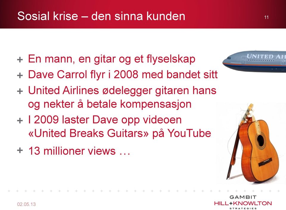 Dave Carrol flyr i 2008 med bandet sitt!