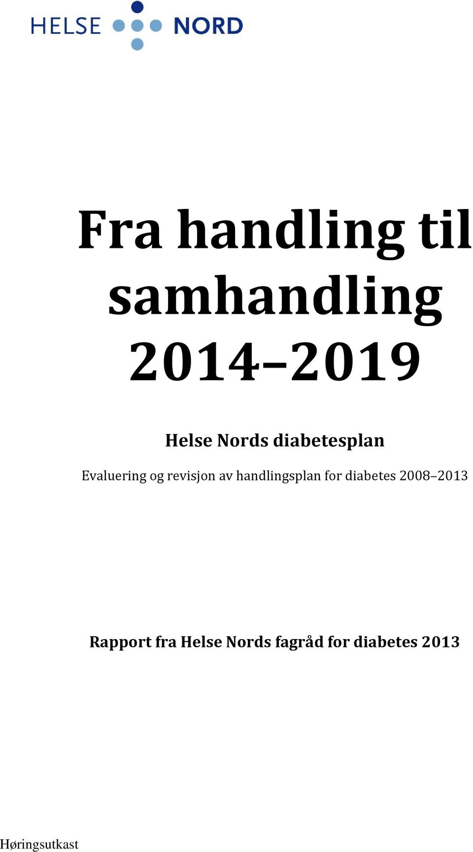 revisjon av handlingsplan for diabetes 2008