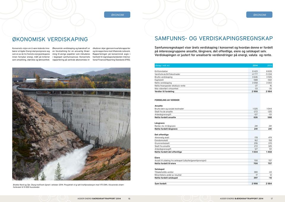 konomisk verdiskaping og bærekraft er Ø en forutsetning for en ansvarlig tilnærming til øvrige aspekter som inkluderes i begrepet samfunnsansvar.