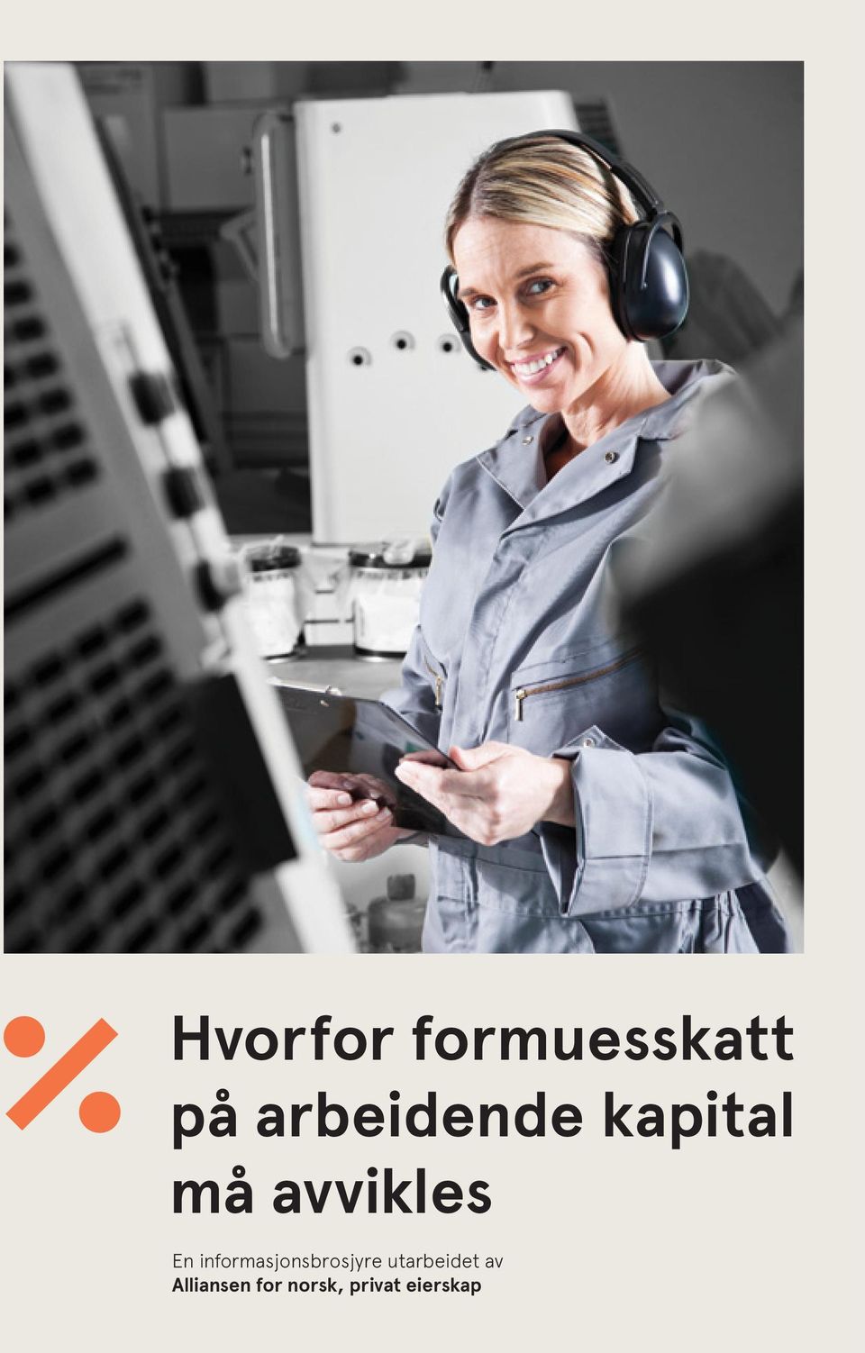 En informasjonsbrosjyre