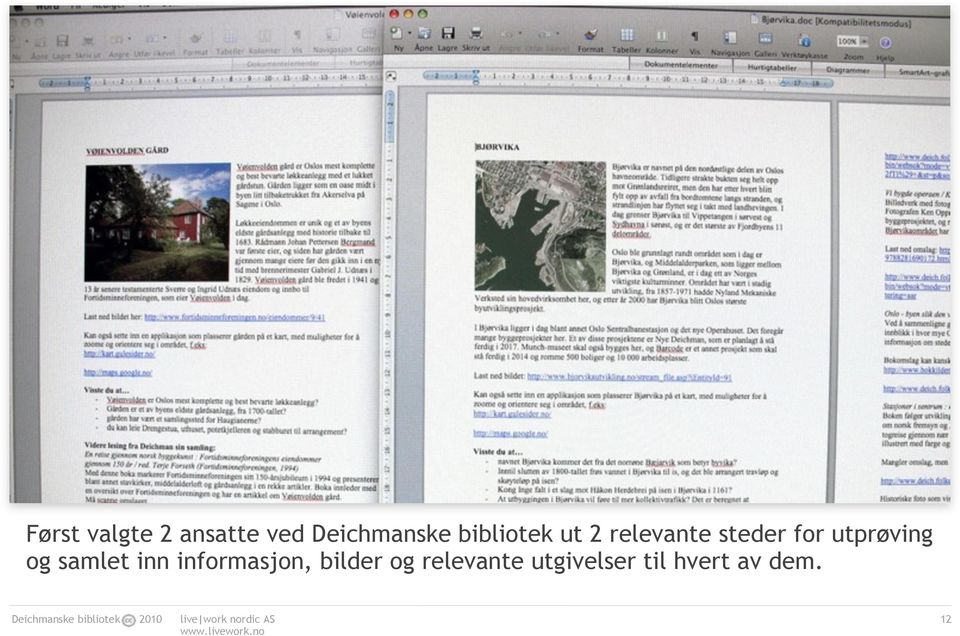 informasjon, bilder og relevante utgivelser til