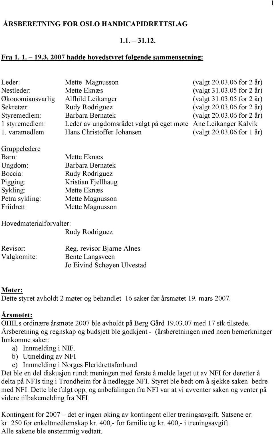 varamedlem Hans Christoffer Johansen (valgt 20.03.