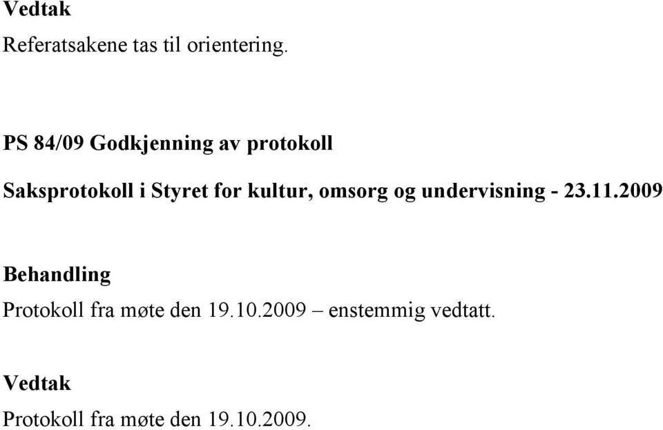 Protokoll fra møte den 19.10.