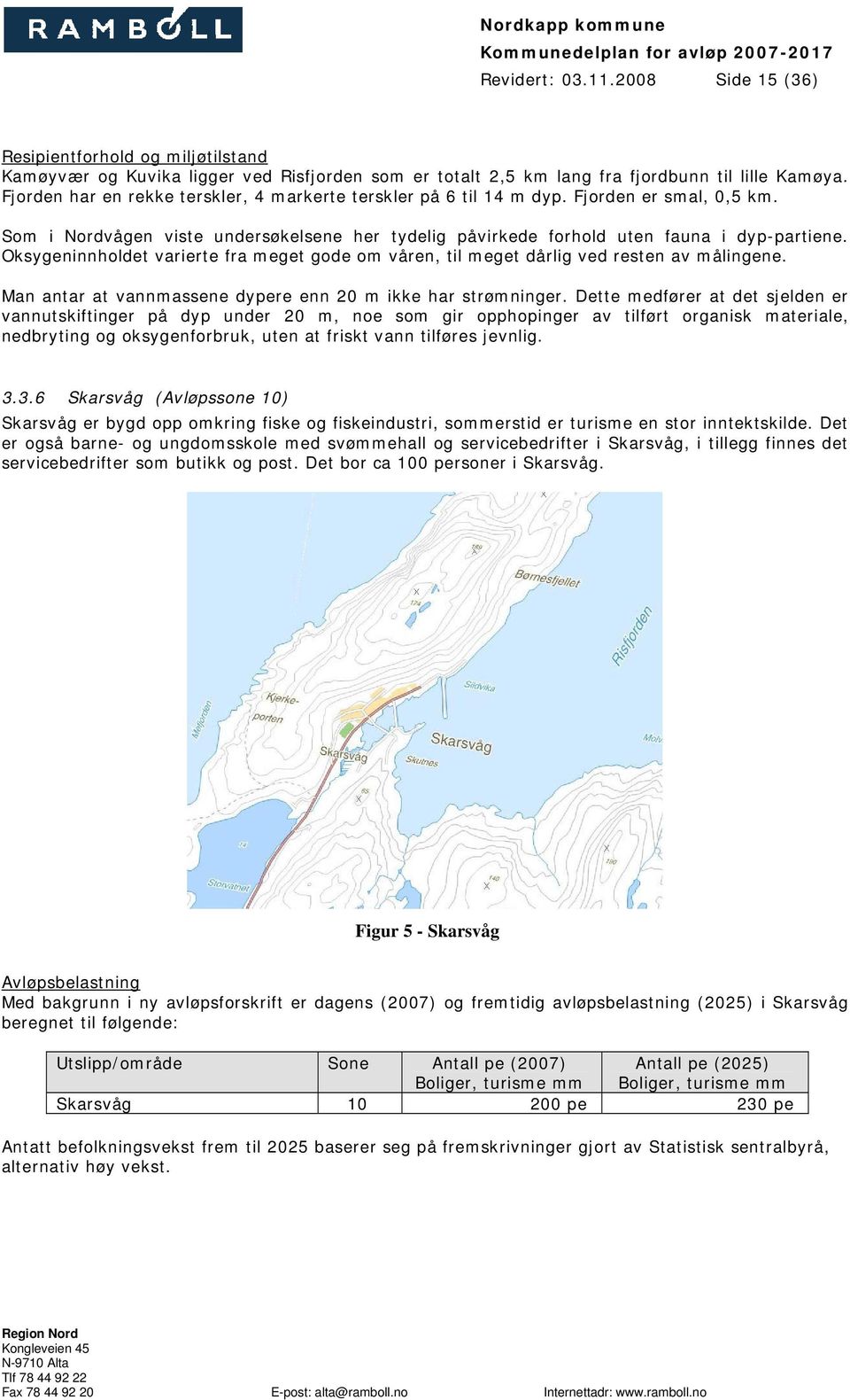 Oksygeninnholdet varierte fra meget gode om våren, til meget dårlig ved resten av målingene. Man antar at vannmassene dypere enn 20 m ikke har strømninger.