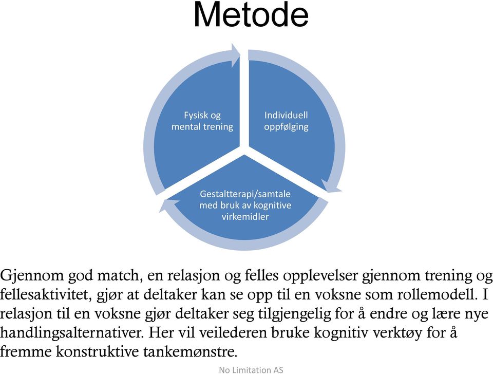 opp til en voksne som rollemodell.