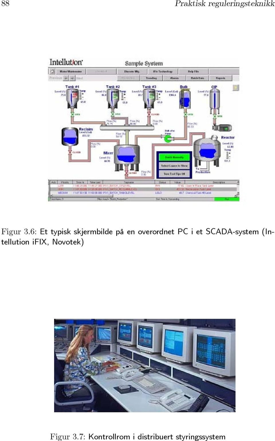 i et SCADA-system (Intellution ifix, Novotek)