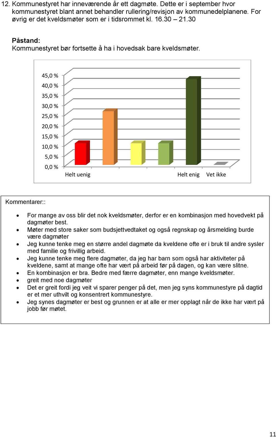 4 4 2 : For mange av oss blir det nok kveldsmøter, derfor er en kombinasjon med hovedvekt på dagmøter best.