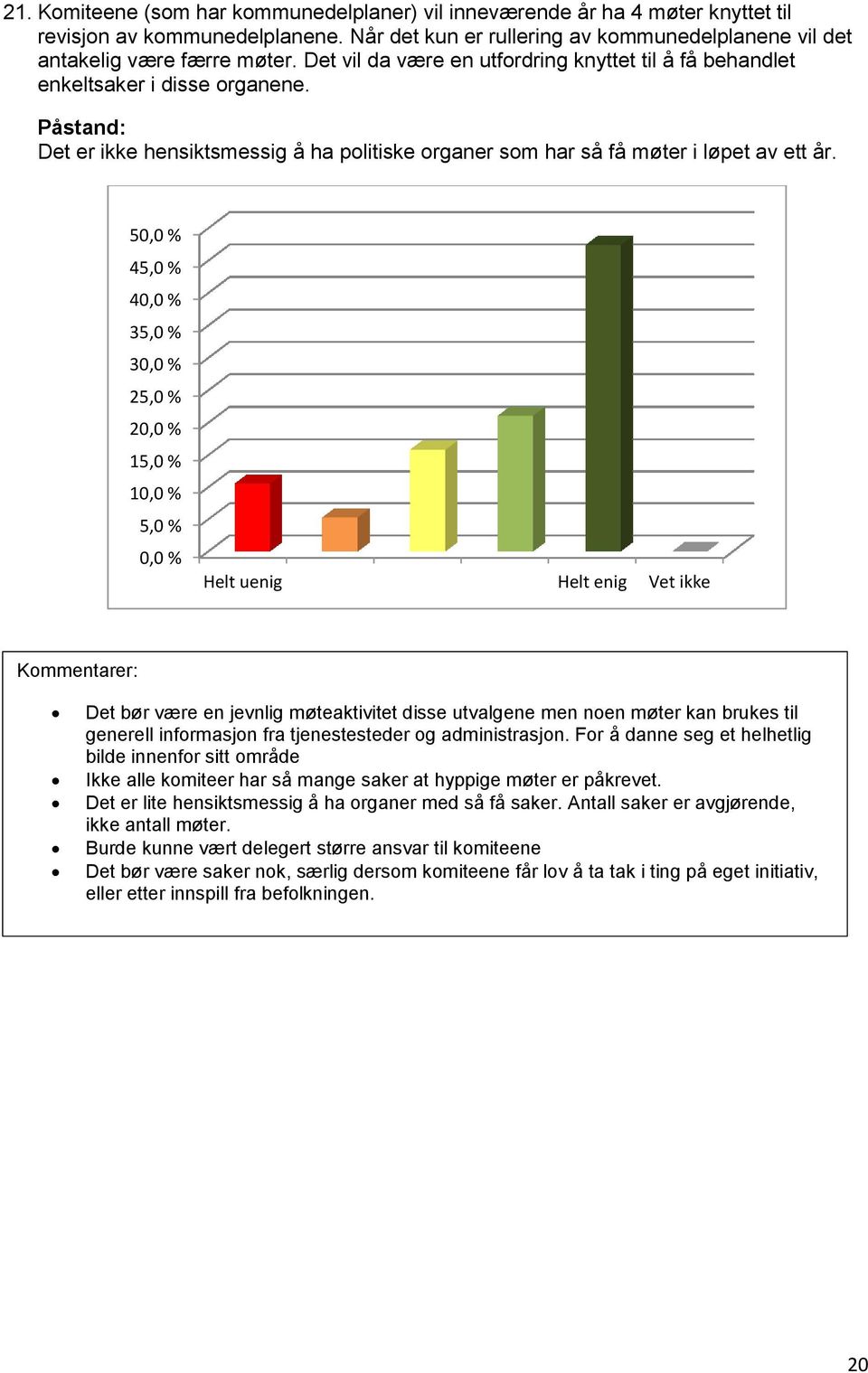 5 4 4 2 Det bør være en jevnlig møteaktivitet disse utvalgene men noen møter kan brukes til generell informasjon fra tjenestesteder og administrasjon.