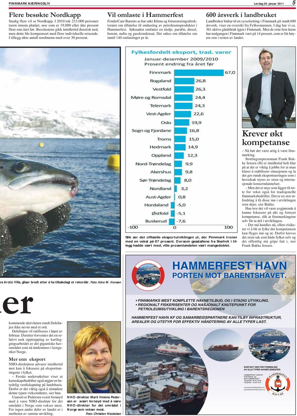 Vil omlaste i Hammerfest FenderCare Barents as har søkt Klima og forurensningsdirektoratet om tillatelse til omlasting av petroleumsprodukter i Hammerfest.